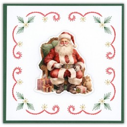 Stitch and do 244 - kit Carte 3D broderie - Noël intemporel