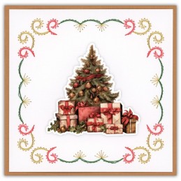 Stitch and do 244 - kit Carte 3D broderie - Noël intemporel