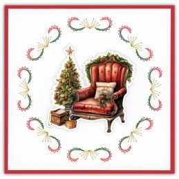 Stitch and do 244 - kit Carte 3D broderie - Noël intemporel