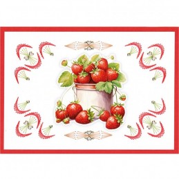 Stitch and Do Livre n°31 - Kit Carte 3D à broder - Envie de fraises modèle 5 Stitch and Do Livre n°31 - Kit Carte 3D à broder - Envie de fraises