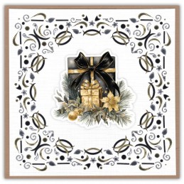 Dot and do 285 - kit Carte 3D - Noël doré