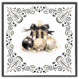 Dot and do 285 - kit Carte 3D - Noël doré