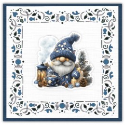 Dot and do 286 - kit Carte 3D - Gnomes à Noël
