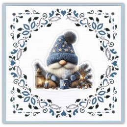 Dot and do 286 - kit Carte 3D - Gnomes à Noël