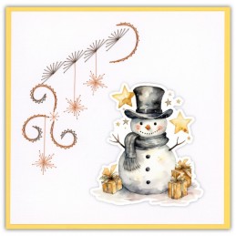 Stitch and do 246 - kit Carte 3D broderie - Noël doré