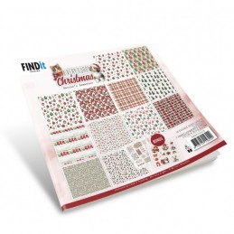 Bloc de papier - Noël des animaux - Papiers design 20.3x20.3 - BBPP10028