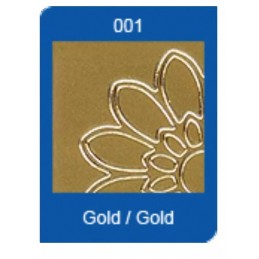 Stickers - 0924 - Coins et décos - Or