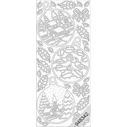 Stickers - 8502 - motifs Noël- or