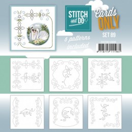 Cartes à broder seules Stitch and do  - Set n°89