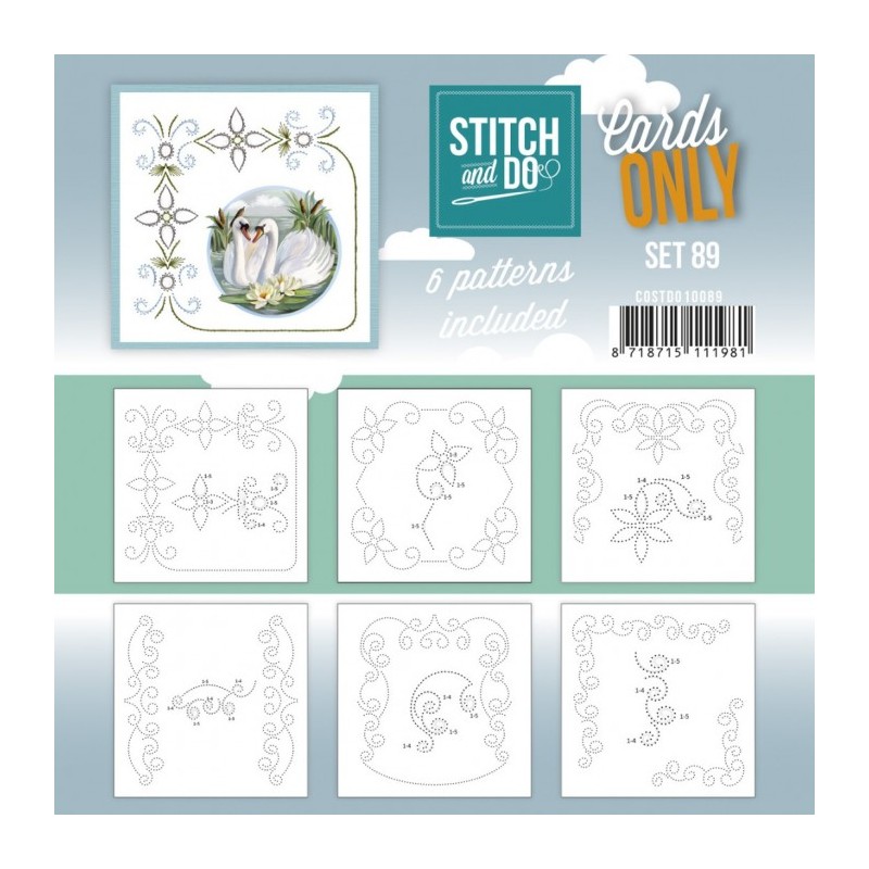 Cartes à broder seules Stitch and do  - Set n°89