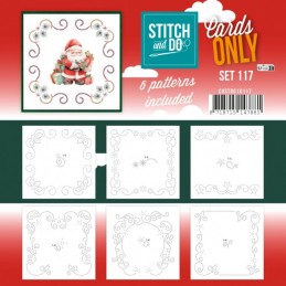 Cartes à broder seules Broderie Stitch and do  - Set n°117