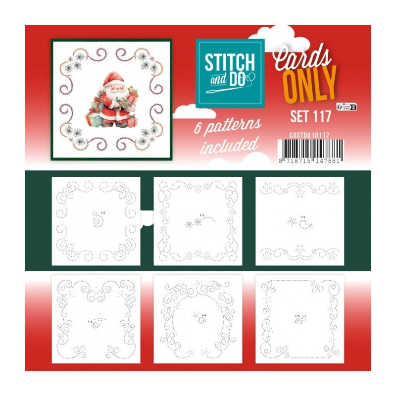 Cartes à broder seules Broderie Stitch and do  - Set n°117