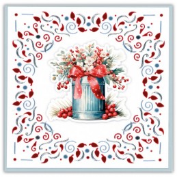 Dot and do 288 - kit Carte 3D - Fleurs givrées