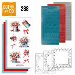 Dot and do 288 - kit Carte 3D - Fleurs givrées