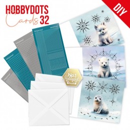 Kit cartes imprimées Hobbydots N°32 - Bébés animaux Arctique