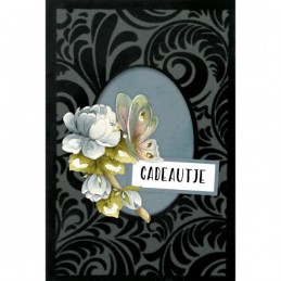 Cartes 3D Velours A6 prédécoupé N°18 - Fleurs et papillons - 3 cartes + enveloppes modèle 2 Cartes 3D Velours A6 prédécoupé N°18 - Fleurs et papillons - 3 cartes + enveloppes