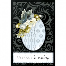 Cartes 3D Velours A6 prédécoupé N°18 - Fleurs et papillons - 3 cartes + enveloppes modèle 3 Cartes 3D Velours A6 prédécoupé N°18 - Fleurs et papillons - 3 cartes + enveloppes