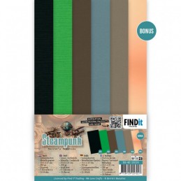 Set 21 cartes 13.5x27cm - Steampunk- BB-4K-10024