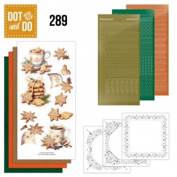 Dot and do 289 - kit Carte 3D - Hiver cozy