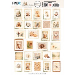 Carte 3D prédéc. - SB11102 - Hiver cozy - Timbres