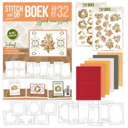 Stitch and Do Livre n°32 - Kit Carte 3D à broder - Moments dorés
