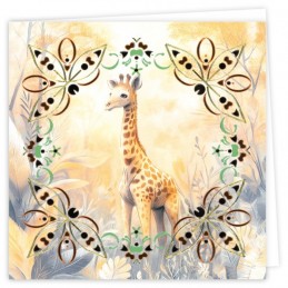 Kit cartes imprimées Hobbydots N°34 - Bébés animaux sauvages