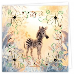 Kit cartes imprimées Hobbydots N°34 - Bébés animaux sauvages