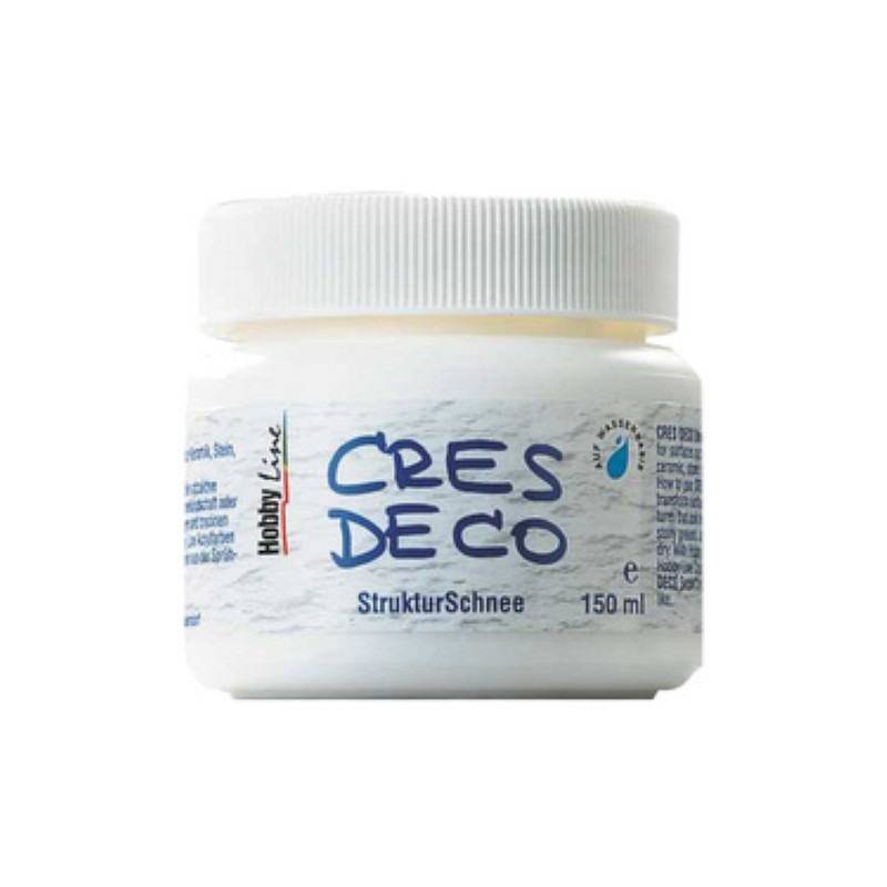 Pâte relief effet Neige  pot de 150 ml