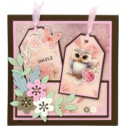 Set 21 cartes 13.5x27cm - Toujours Chouettes - BB-4K-10025