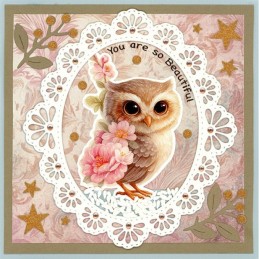 Bloc de papier - Toujours Chouettes - Papiers design 20.3x20.3 - BBPP10032