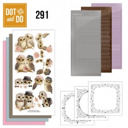 Dot and do 291 - kit Carte 3D - Toujours Chouettes