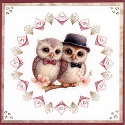 Carte 3D prédéc. - SB11076 - Toujours Chouettes - Dévotion