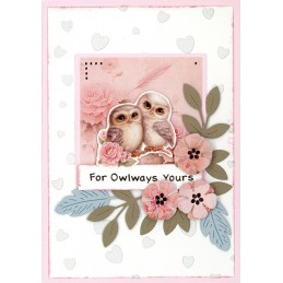 Carte 3D prédéc. - SB11076 - Toujours Chouettes - Dévotion