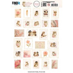 Carte 3D prédéc. - SB11099 - Toujours Chouettes - Timbres