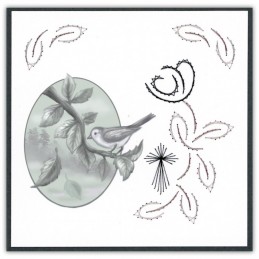 Stitch and do 250 - kit Carte 3D broderie - Condoléances