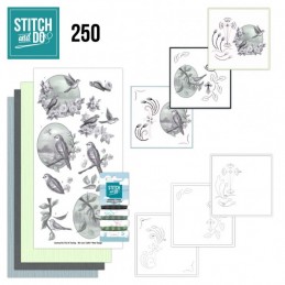 Stitch and do 250 - kit Carte 3D broderie - Condoléances