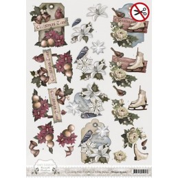 Carte 3D prédéc. - Noël - SB10055 - brocante de Noël