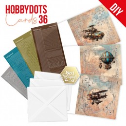 Kit cartes imprimées Hobbydots N°36 - Steampunk