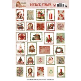 Carte 3D prédéc. - SB11077 - Noël - Timbres