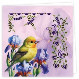 Kit cartes imprimées Hobbydots N°38 - Oiseaux au printemps