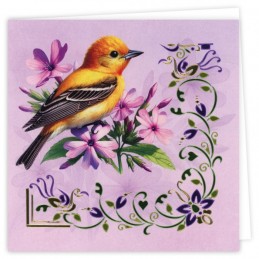 Kit cartes imprimées Hobbydots N°38 - Oiseaux au printemps