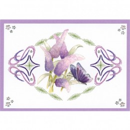 Stitch and Do Livre n°34 - Kit Carte 3D à broder - Rêve de papillons