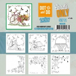 Dot and do Cartes n°81 - Lot de 6 Cartes seules