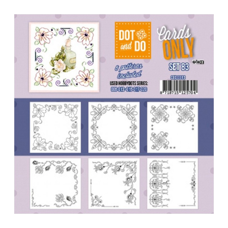 Dot and do Cartes n°83 - Lot de 6 Cartes seules
