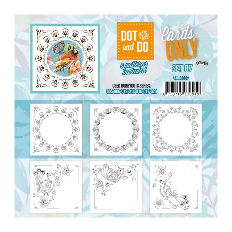 Dot and do Cartes n°87 - Lot de 6 Cartes seules