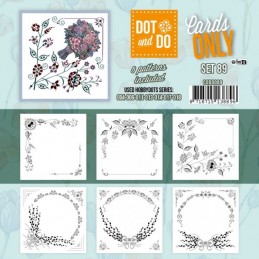 Dot and do Cartes n°89 - Lot de 6 Cartes seules