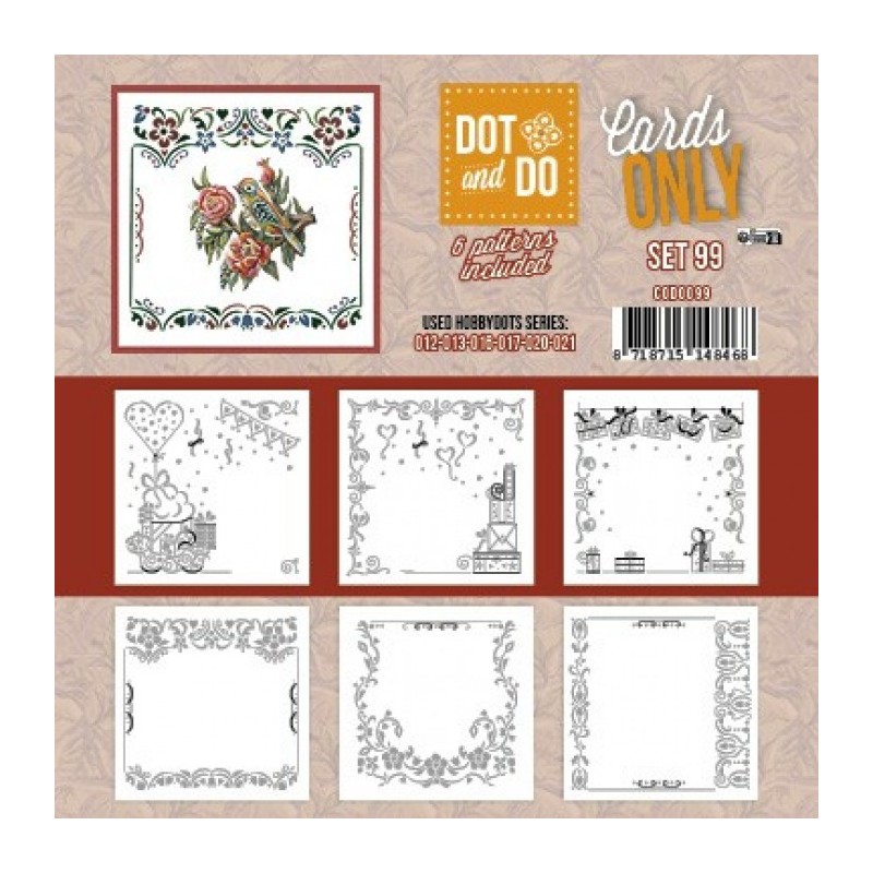 Dot and do Cartes n°99 - Lot de 6 Cartes seules