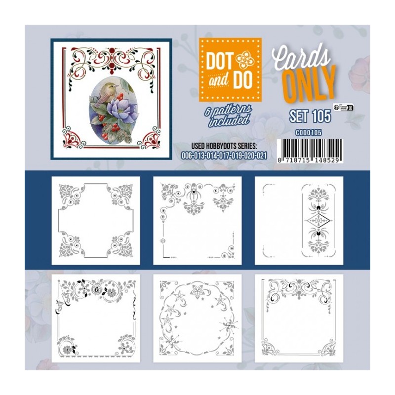 Dot and do Cartes n°105 - Lot de 6 Cartes seules