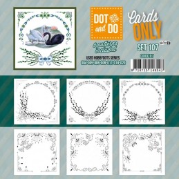Dot and do Cartes n°107 - Lot de 6 Cartes seules