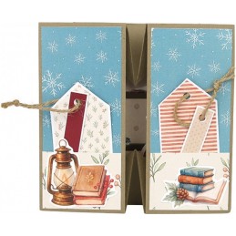 Bloc de papier - Lapins d'hiver - Papiers design 20.3x20.3 - BBPP10033